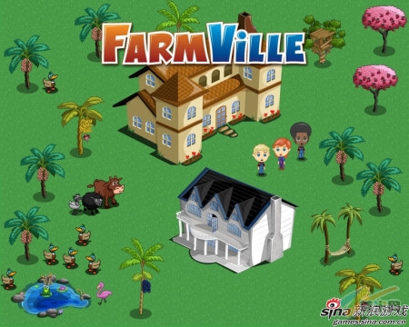 Facebook最火爆的偷菜游戏FarmVille