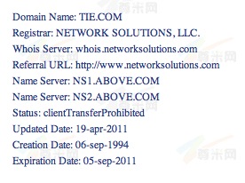 tie.comwhois