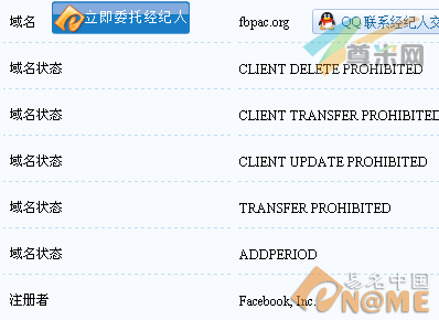 图：域名信息