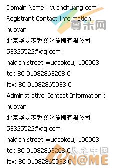 图：域名信息