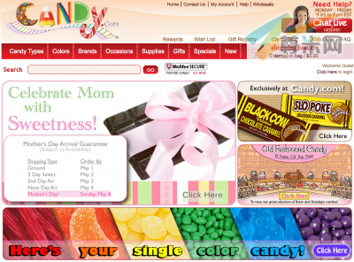第八：Candy.com - $3,000,000（糖果网）