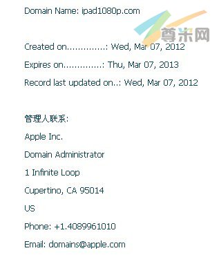 图：域名信息