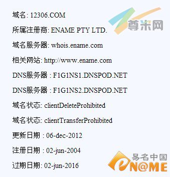 图：域名whois