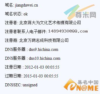 图：whois信息