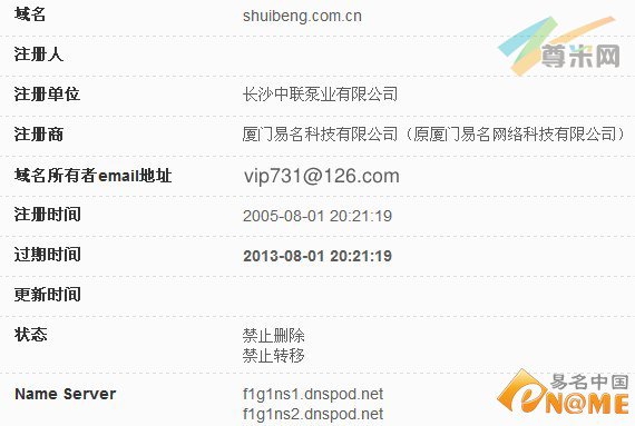 图：域名whois