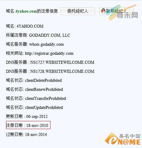 图：whois信息