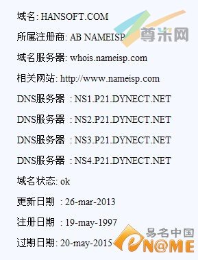 图：Whois信息