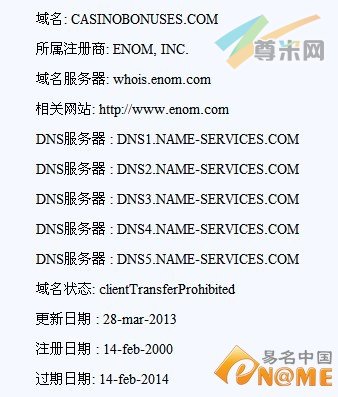图：Whois信息