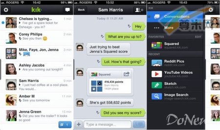 iPhone版Kik Messenger截图